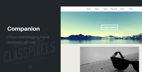 Companion Clean and responsive HTML5 template
