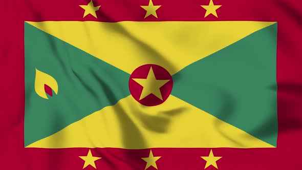 4K Grenada Flag - Loopable alt