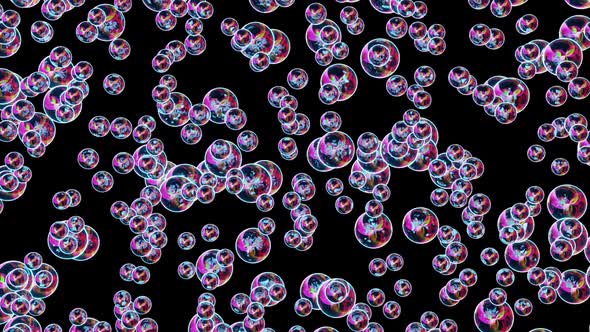 Stylized Swirling Bubbles