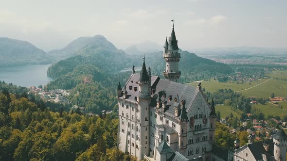 Neuschwanstein Castle in Fussen Bavaria Germany