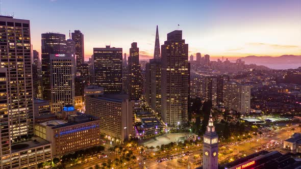 San Francisco At Golden Hour, Stock Footage | VideoHive