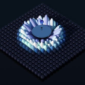 Magnetic Field Satisfying Looping Animation alt