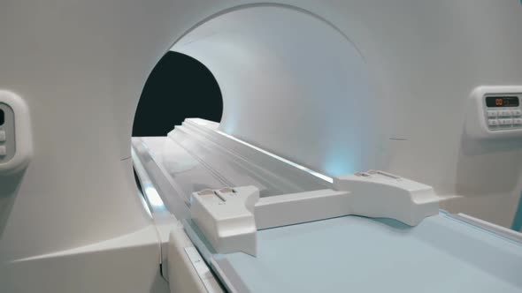 Magnetic Resonance Imaging Without The Patient, On A Black Background 2