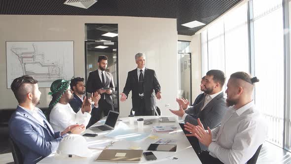 Leader of Company and His Partners Are Designing a New Product alt