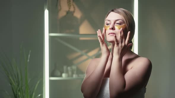 Recovery Pads Under Eye Mask Woman Skin Patches alt