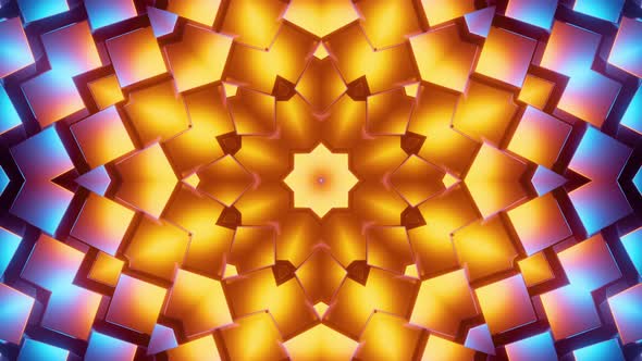 Yellow Blue Neon Motion Background Vj Loop alt