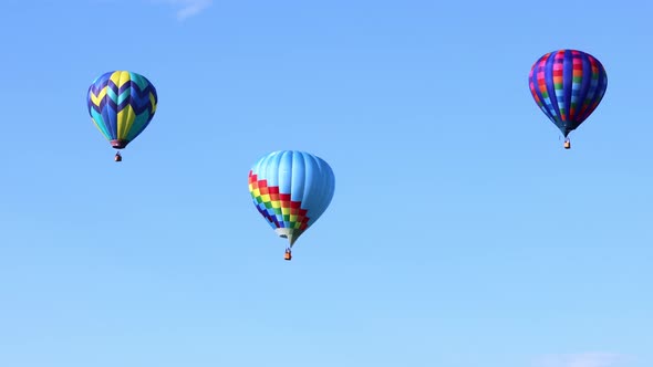 Hot Air Balloons in The Sky