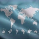 World Map Blue 01 Flag Loop Background 4K - VideoHive Item for Sale