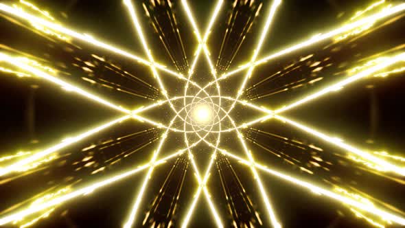 Electrical Energy Flowing into the Yellow Light Tunnel alt