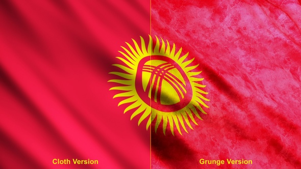 Kyrgyzstan Flags alt