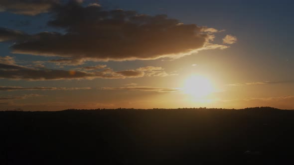 Golden Australian Sunset Timelapse