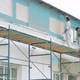 Workers Painting By Paintbrush Building Wall - VideoHive Item for Sale