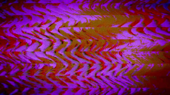 Multicolored Dynamic Cyberpunk Psychedelic Interference Background