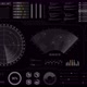 Sonar radar screen searching an object with futuristic HUD UI technology  interface screen - VideoHive Item for Sale