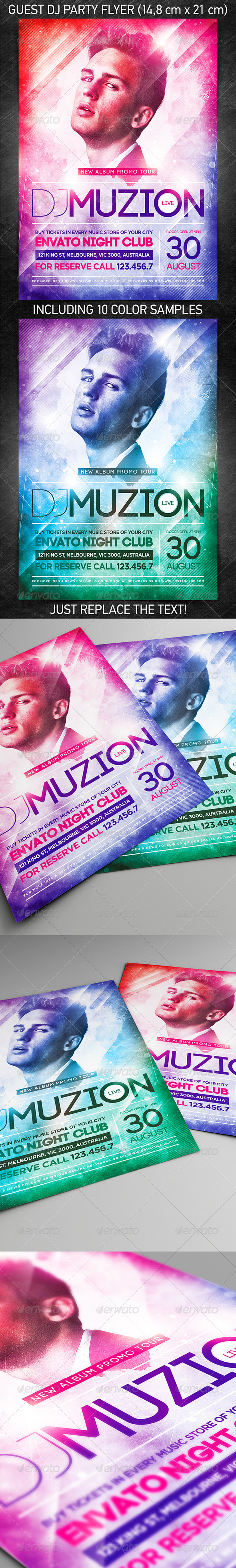 Guest DJ Party Flyer Vol.7 - Clubs & Parties Events