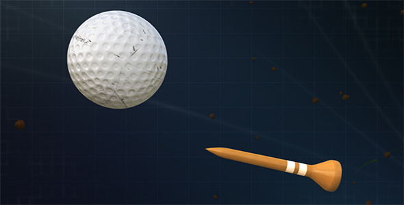 Bullet Time Golf Ball and Tee