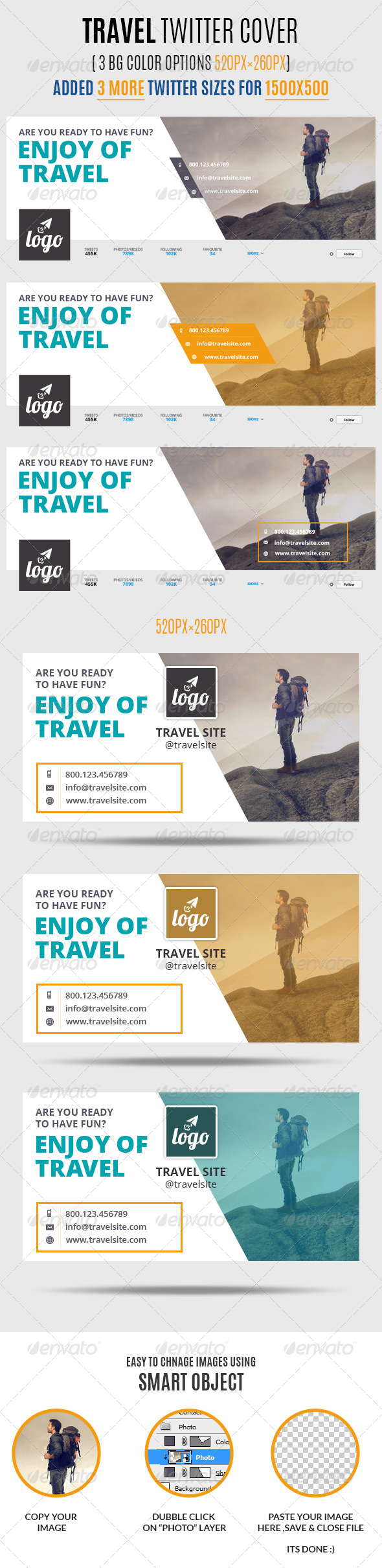 Travel Twitter Covers - Twitter Social Media