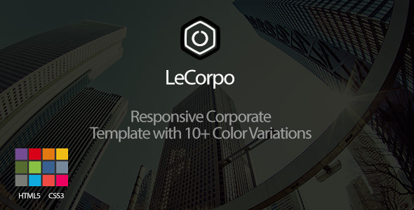 LeCorpo- Onepage Business - ThemeForest 8368025