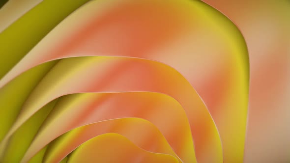 Abstract 3d Colorful Orange Shapes Background
