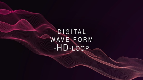 Digital Wave Form Background alt