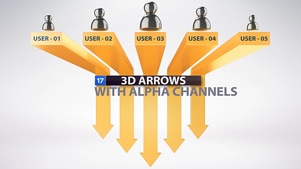 3D Arrow Pack - VideoHive 8413709