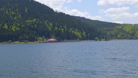 Abant Lake Landscape View 