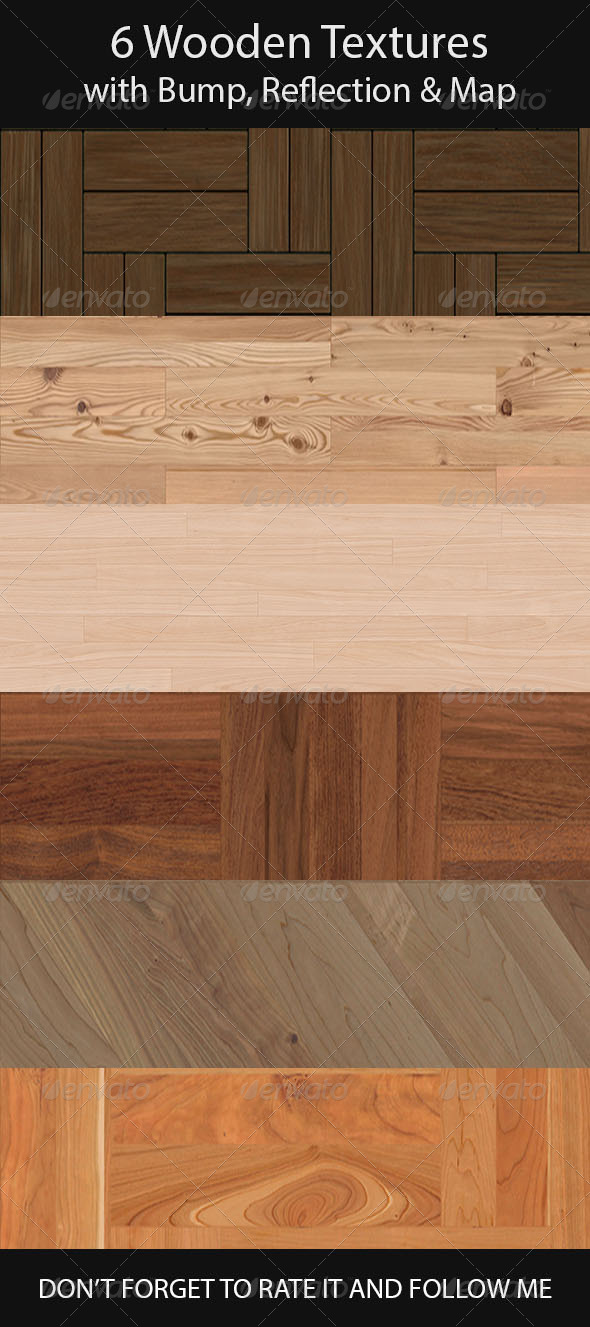 6 Wooden Floor - 3Docean 8415776