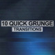 10 Quick Grunge Transitions - VideoHive Item for Sale