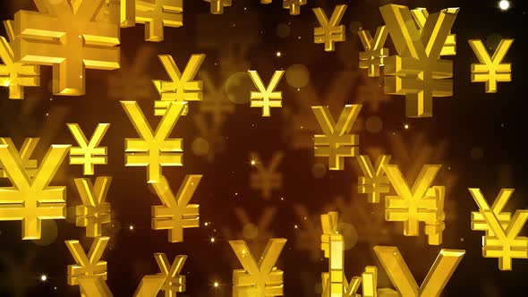 Falling Yen Symbols