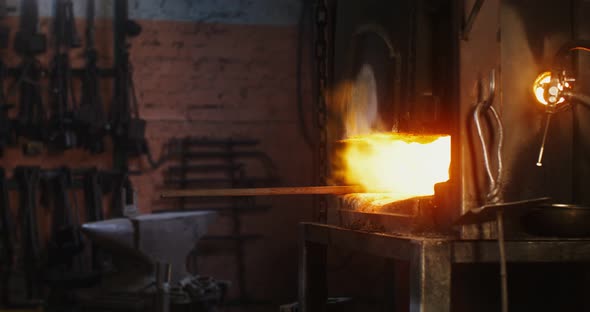 Blacksmith Workplace Iron Forging Workflow alt