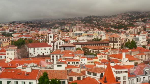 Cityscape of Funchal, Madeira, Portugal. alt