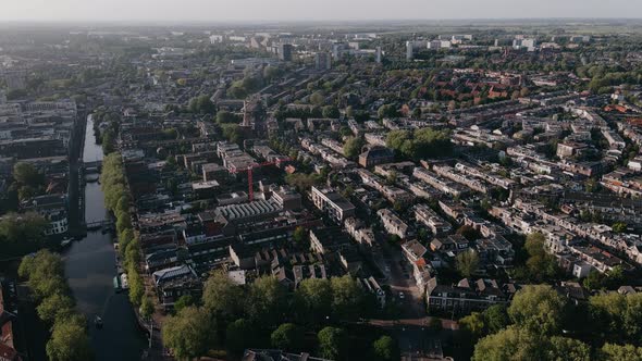 Cityscape Shot From Drone of an Old European City