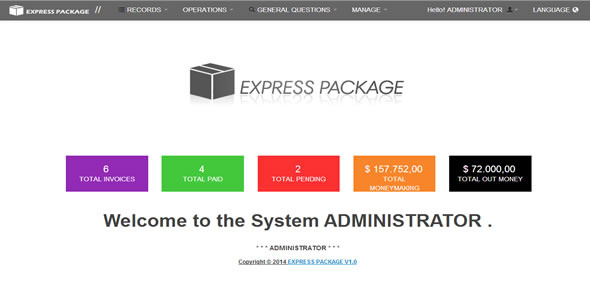 Shipping Express Packages / Invoicing System Of Sh - CodeCanyon Item for Sale