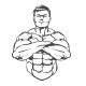 Muscle Man, Vectors | GraphicRiver