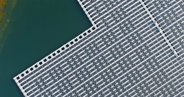 Solar Panels Floating in Water with in the Perfect Green Energy for a Clean Environment alt