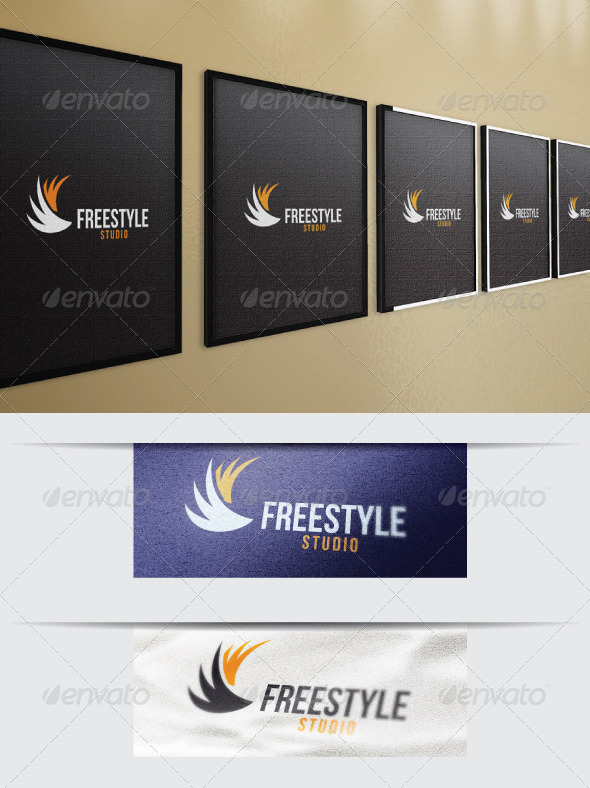 Free-Style Studio Logo Template