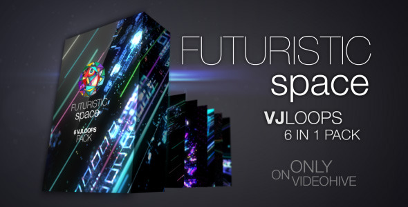 Futuristic Space VJ Pack