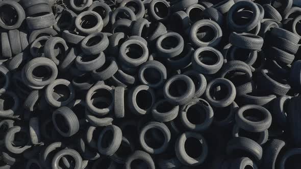 Rubber  Car  Tires in a Pile of Garbage alt