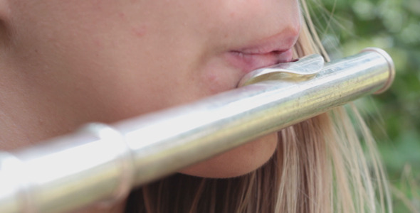 Girl Playing The Flute 5 alt