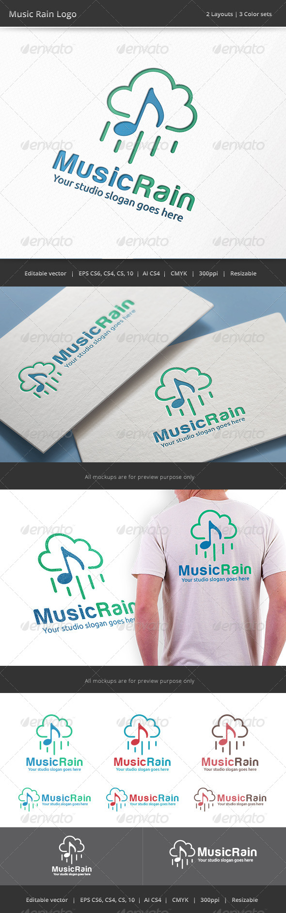 Music Rain Logo