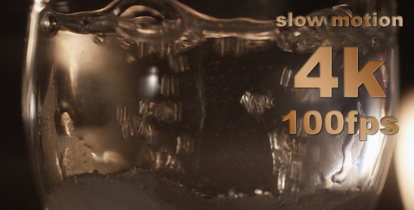 Slow Motion Particles - Bubbles In Water 01