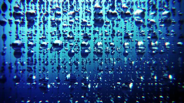 Glittering Blue Abstract Background 4K alt