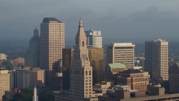 High-rise buildings in business area in Hartford alt