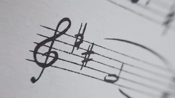Detail Of Notes On Musical Score1 alt