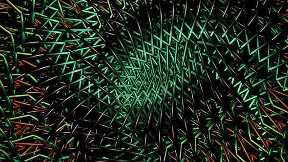 Abstract Pattern of Chaos VJ Loop Animation