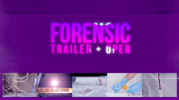 Forensic Trailer + Intro