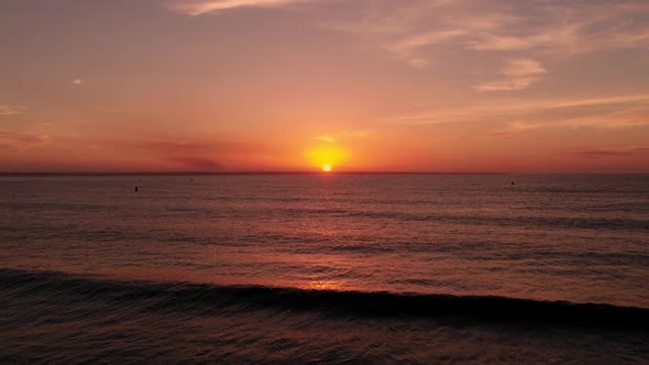 Sunrise In The Ocean