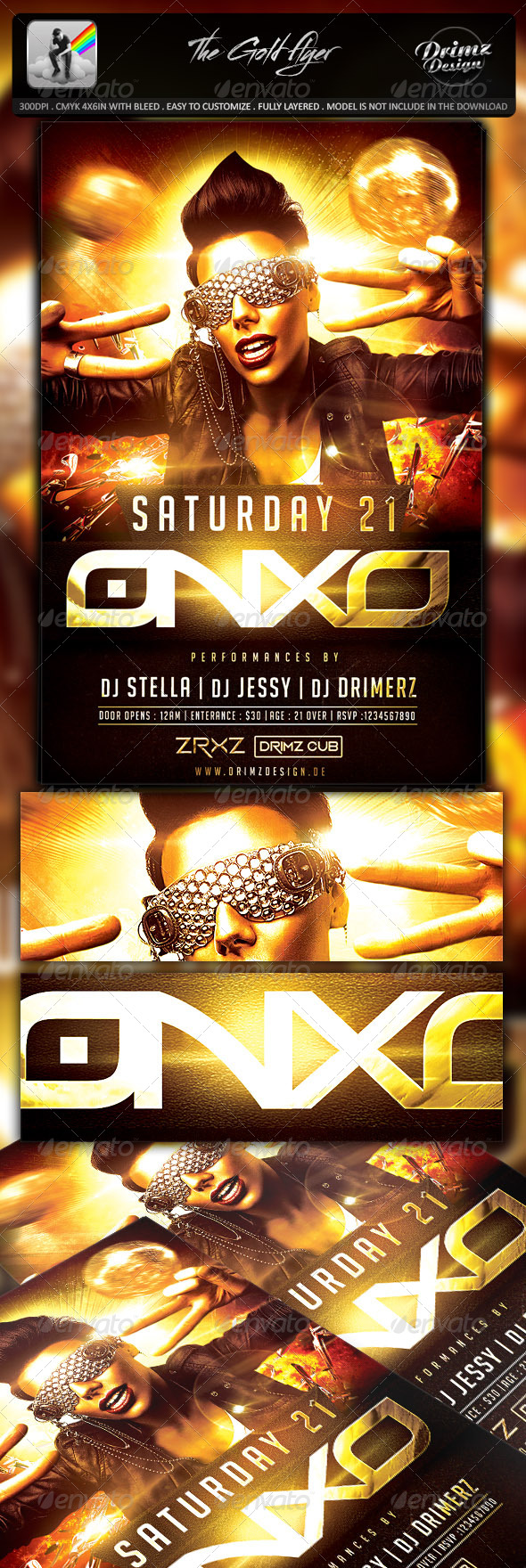 The Gold Flyer - Events Flyers