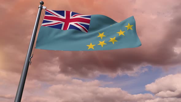 Tuvalu Flag 4K alt