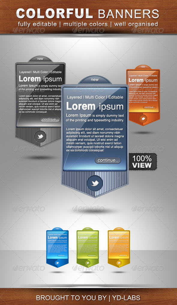 Colorful Banners - Part 2